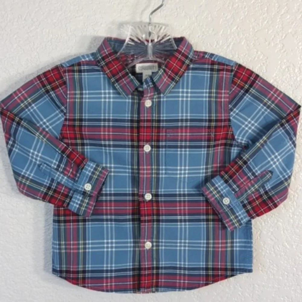 Gymboree Size 18-24M Plaid Button Down Shirt